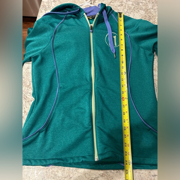 Women’s Cabelas Hoodie Full Zip Hoodie Green Medium - Picture 9 of 11